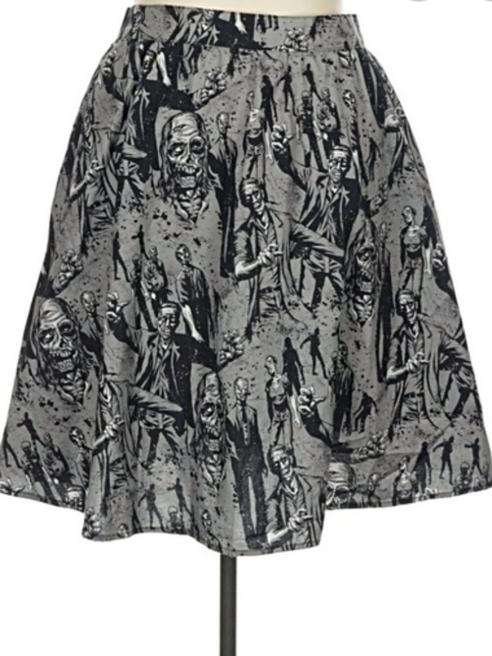 Folter Zombie A-Line Skater Skirt Size XL